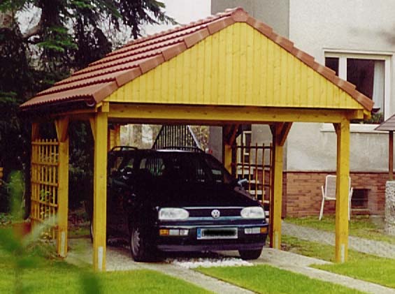 Satteldachcarport