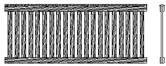 Zeichnung Berliner Zaun (5443 Byte)